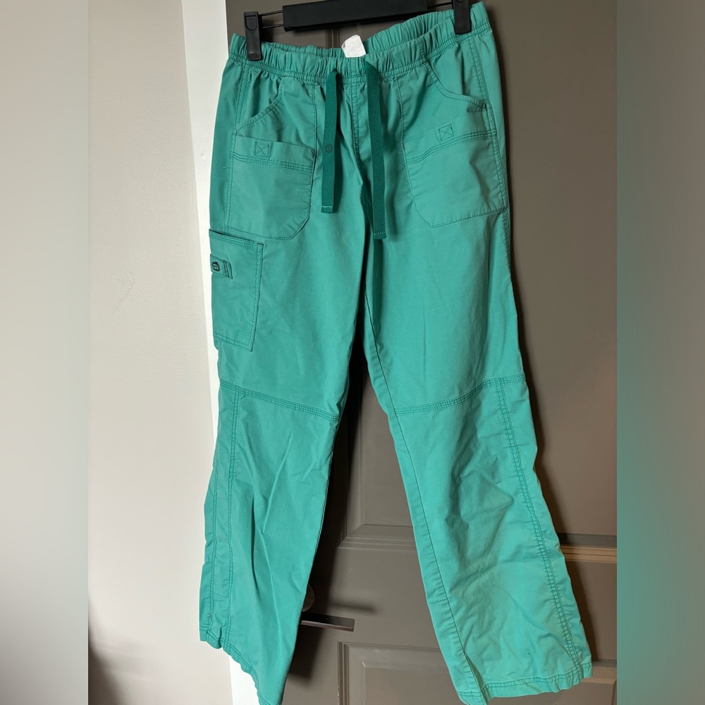 Green scrub pants